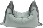 MaxiBean Large Bean Bag Chair for Kids and Children - Gaming BeanBag Cushion with Filling Beans Included, Perfect for Living Room, Bedroom, Garden Room, and Outdoor Use Weather Resistant - Grey