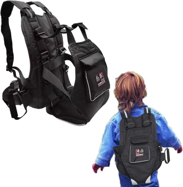 Kids Safety Harness - Leash Backpack, Toddler Belt Accessories | Secure Harness Safe Motorcycle Rides, Protective Strap, Kid Safety Belt, Child Safety Support Vest for Indoor Outdoor Picnic Travel - Image 9