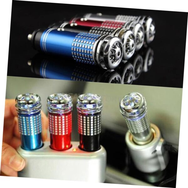 Veemoon Professional Car Air Purifier Portable Mini Purifier for Home Red Strong Fan High Speed Low Power - Image 8