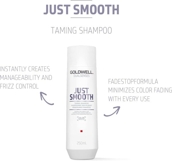 Goldwell Dualsenses Just Smooth Taming Shampoo 250ml - Image 2