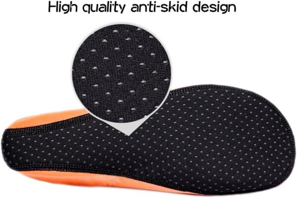 JIASUQI Kids, Womens Mens Classic Barefoot Water Sports Skin Shoes Aqua Socks for Beach Swim Surf Yoga Exercise - Image 5