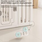 YPDOPORA Dog Gate And Pet Playpen, Free Standing Tall Dog Fence with Walk Through Door, Dog Barriers for Home, Use As Indoor Dogs Cats Pen, Rabbit Pen, Baby Gate,F - Image 4