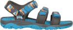 Mountain Warehouse Reef 3 Strap Kids Sandals - Neoprene Lined Boy & Girls Beach Shoes, Durable Sandals, Hook & Loop, Quick Dry Summer Footwear - for Beach Walking - Image 2