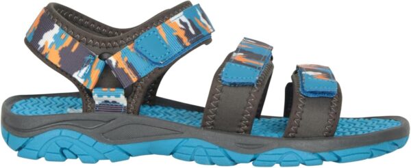 Mountain Warehouse Reef 3 Strap Kids Sandals - Neoprene Lined Boy & Girls Beach Shoes, Durable Sandals, Hook & Loop, Quick Dry Summer Footwear - for Beach Walking - Image 2
