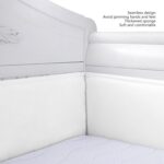 Toddlers Bed Rail Guard,Anti Collision Soft Wrap Bed Rails for Standard Crib (White) - Image 2