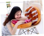 Cabilock 40cm Strawberry Donut Pillow Cozy Comfortable Boys and Girls Friends Pillow for Living Room Bedroom - Image 3
