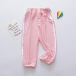 Oyolan Toddler Baby Girls Soft Slub Cotton Long Bloomers Harem Pants for Kids 9M-5 Years - Image 2