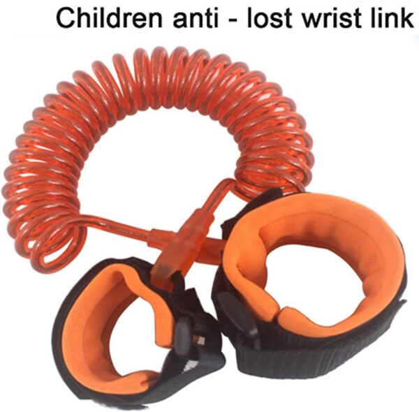 Hillento Baby Child Anti Lost Safety Wrist Link Harness Strap Rope Leash Walking Hand Belt for Toddlers, Kids(2.5m Orange) - Image 5
