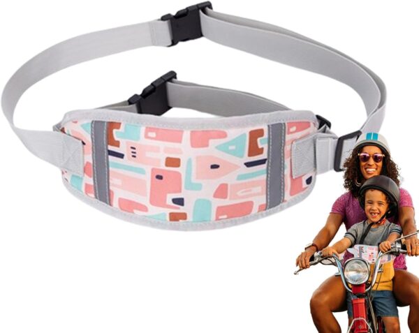 Toddler Biike Harness - Inffant Cycle Strap, Child Rider Safety Leash | Adjustable Ergonomic Kids Motorcycle Seatbelt, Secure Reflective Motorcycle Safety Strap for Children Outdoor Travel - Image 9