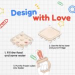 WeSweet Fruit Feeder for Baby - Silicone Baby Fruit Food Feeder- Breastmilk Popsicle Freezer Molds for Baby Teething & Infant Self Feeding Ideal Mum to Be Gifts (Cat Green) - Image 5