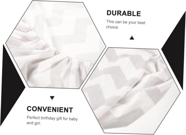 BIUDECO Baby Changing Pad Sleeve Washable Portable Diaper Pad Cover for Travel Reusable Soft Travel Changing Pads Sleeves - Image 6
