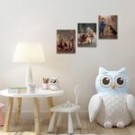 ZQQART Custom Canvas Prints with Your Photos 3 Panels Personalized Family Pictures Wall Art Customized Wedding Baby Pet Gifts Artwork Frame(Black,8"x10"x3Pcs(20x25cmx 3pcs)) - Image 2