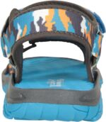 Mountain Warehouse Reef 3 Strap Kids Sandals - Neoprene Lined Boy & Girls Beach Shoes, Durable Sandals, Hook & Loop, Quick Dry Summer Footwear - for Beach Walking - Image 3