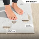 Livabliss Rainbow Washable Kids Rug - Childrens Rugs for Bedroom 80x150 cm, Machine Washable Animal Rug for Girls & Boys Bedroom, Playroom and Nursery Rugs - Girl, Boy, Baby, Kids Carpet, Cream - Image 4