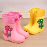 BIISDOST Rain Boots Children 24 Girls Wellington Boots Children's Boots Boys Waterproof Rain Boots Rain Shoes Adjustable Rain Boots Outdoor Non-Slip Children's Boots Garden Shoes - Image 6