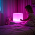 Mr.Go 12-inch Rechargeable Magic LED Light Cube Stool with Remote Control Fun Mood Lamp Soothing Night Light Decorative Lighting for Home Kids Bedside Bedroom Nightstand Nursery Pool Party - Image 3