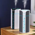 QYZL Mini Cool Mist Humidifiers,Quiet Humidifier with Night Light,Humidifier Air Purifier with Color Night Light for Home Bedroom Baby - Image 2