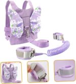 SECFOU Boys and Girls Safety Harness Set Toddler Backpack Leash Wrist Straps Baby Leash for Outdoor Use Adorable Cartoon Style Prevents Loss - Image 4