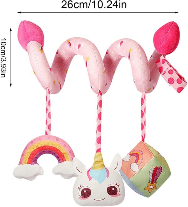 Crib Mobile Boy | Mobile Hanger Crib Toy,Nursery Mobiles Educational Toys, Flexible Bassinet Mobile Soothing Bed Bell, Animal Stroller Toys - Image 6