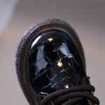 Baby Boys Girls Classic PU Leather Wedding Loafers Toddler Dress Shoes First Steps Walking Flat Lazy Crib Waterpoor Shoe - Image 7