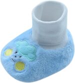 Knitted Baby Booties 0 3 Months for Baby Kids Socks Shoes Toddler Shoes Cotton Shoes Plus Velvet Thick Warm Soft Bottom Shoes Cute Do Not Fall in Front of The Newborn Shoes Boys 0 3 Monthsbaby Unisex