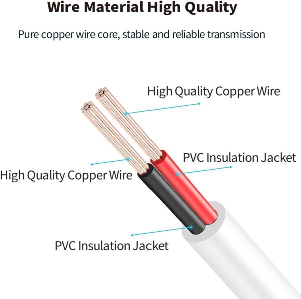 Tonton 5V Power Supply 2A 1A, 10W AC Adapter with 8 DC Plugs for Led Strip Light, Baby Monitor, Baby Swing, Digital Picture Frame, CCTV cameras, Android TV Box, Tablet, Bluetooth Speaker, 2M - Image 7