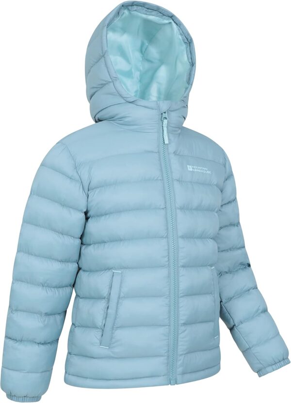 Mountain Warehouse Seasons Padded Kids Puffer Jacket - Water Resistant & Lightweight Insulated Rain Coat, Boys & Girls - Great for Spring Summer, School or Travelling - Image 2