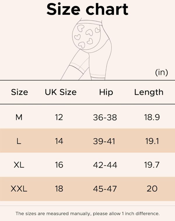 INNERSY Womens Maternity Shorts Over Bump High Waist Anti Chafing Pregnancy Shapewear for Under Dresses - Image 6