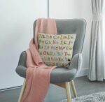 Smooffly Alphabet with Cartoon Animals Cushion Cover Outdoor Furniture Decorative Linen Square Double Sided Printing Pillow Cover for Home Office Sofa Couch Car Garden 45 x 45cm 18 x 18 inches - Image 4