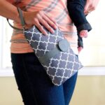 G-Tree Baby Changing Mat, Portable Diaper Changing Pad, Diaper Bag Mat, Foldable Travel Changing Station Stroller Strap, Carry Handle, Pockets for Wipes for Infants Newborns Grey - Image 8