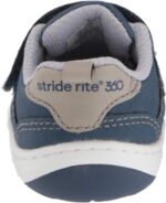 Stride Rite 360 Baby Boys Keaton Anti-Microbial Dual Width Insole Athletic Sneaker, Blue, 1 UK Child - Image 3