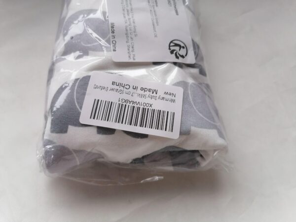 Winmany Baby Nursing Pillow Cover Infant Removable Breastfeeding Pillow Cover Cute Pattern Newborn Nursing Pillowcase Slipcovers Cushion Cover for Girls Boys 22.5 x 18 (Gray Elephant) - Image 12