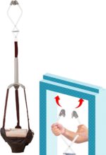 Gusengo Doorway Jumper, Adjustable Newborn Jump Chair Bounce Swing, Door Swing 2 in 1 With Adjustable Strap Early Education Puzzle Learning Walking Fitness Chair