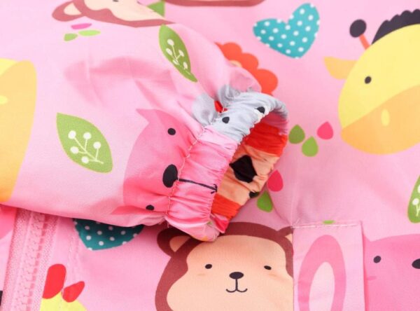 DASHadao 2023 Toddler Fall Hooded Jackets Lightweight Cute Dinosaur Print Coats Baby Boys Girls Long Sleeve Windproof Outwear - Image 4