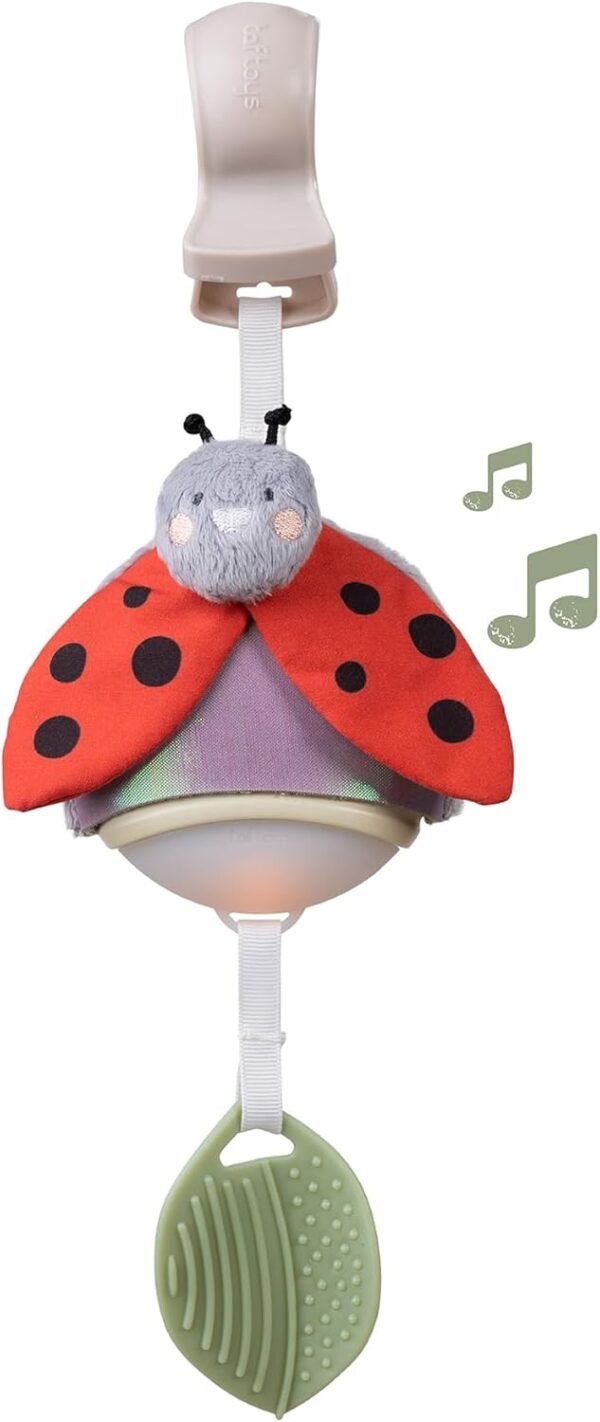 Taf Toys Music & Light Ladybug Take Along Toy. Portable Baby Musical Hanging Toy. Newborn Sound Soother. Compact Travel Mobile. Easily Attaches to Pram. Suitable for Baby Boys & Girls from 0 Months - Image 7