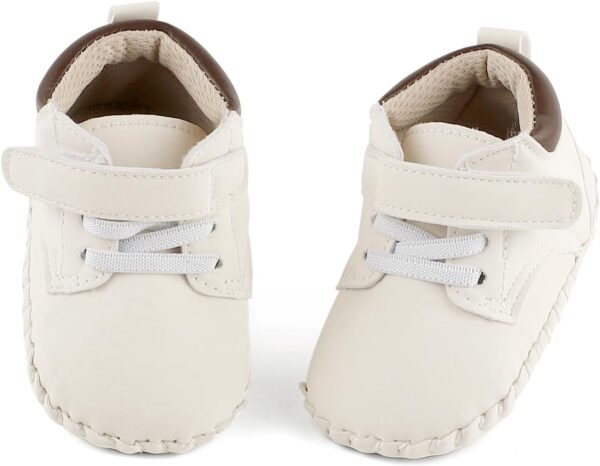 MK MATT KEELY Baby Boys First Walking Shoes Anti-Slip Soft PU Leather Sneaker Boots for Infant Toddler - Image 6