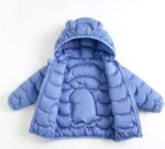Baby Boys Girls Winter Coats Toddler Bear Hoods Down Jacket Infant Kids Dinosaur Light Puffer Padded Outwear - Image 5