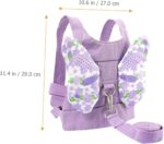 SECFOU Boys and Girls Safety Harness Set Toddler Backpack Leash Wrist Straps Baby Leash for Outdoor Use Adorable Cartoon Style Prevents Loss - Image 3