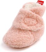 Matt Keely Baby Boys Girls Anti-Slip Soft Sole Slipper Booties Infant Crib Shoes Crawler Warm Winter Boots with Fleece Lining
