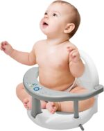 Baby Bath Seat Sit Up | Anti-Slip Baby Bath Chair | Cute Wraparound Baby Bath Chair | Foldable Baby Bathtub Seat Support with Strong Suction Cup for 6-18 Months Kids, 32x28x32cm - Image 6