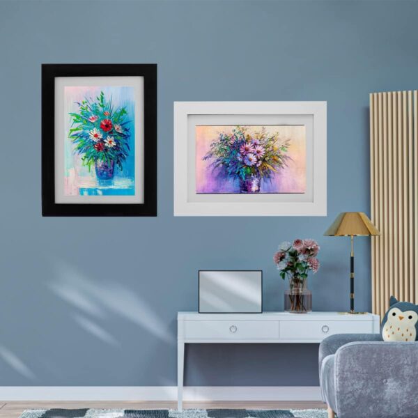 Kids Art Frame, Kids Artwork Display Frame Front Opening A4 Picture Frame for 150 Pictures, Changeable Childrens Artwork Display Photo Storage Frames Kids Art Projects Kids Art Frames (White) - Image 3