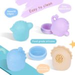 Baby Bath Toys, twoonto Bath Squirters Toys Spray Bath Toy Floating Bathtub Water Toy 4 Pack, Sensory Educational Bath Toys Silicone Mould Free Bath Toys for Bathtub Swimming Pool for Toddlers Kids - Image 4