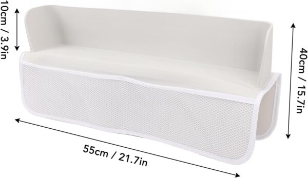 Bathtub Splash Guard Kids, Play Shelf Area Toy Tray Caddy Holder, Splash Proof Bathtub Water Guards Shelf, Storage Suction Cups Attach to Bath Tub for Toddlers Kids Baby - Image 3