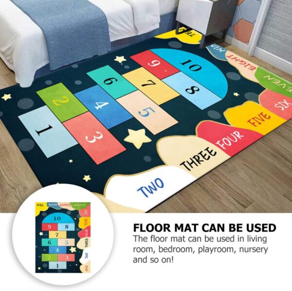 VOSAREA Baby Decor Rug Baby Play Mat Floor Game Mat Kids Crawling Mat Funny Party Game Mat Kids Play Area Rug for Kids Party Favors Outdoor Decor - Image 3