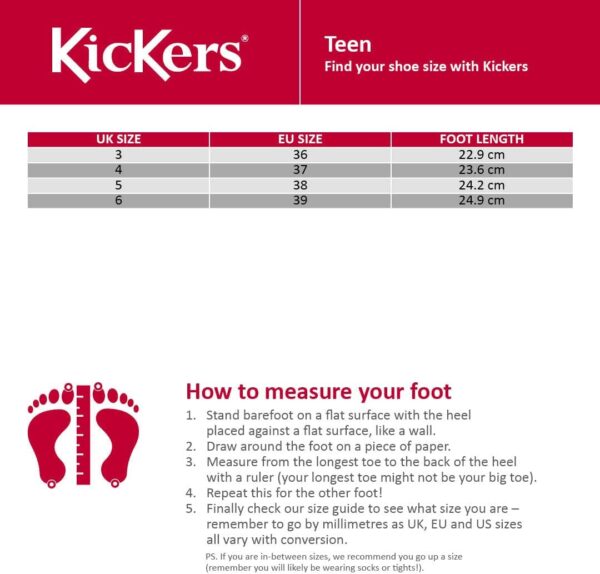 Kickers Unisex Kid's Tovni Lacer Low-top Trainers | School Shoes Leather - Image 7