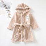 Toddler Kids Baby Boys Girls Bathrobes Hooded Warm Flannel Night-Robes Sleepwear Cute Warm Pajamas Robes Pyjamas Set For Girls 12‐13 Girls Age 8 Clothes - Image 2