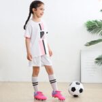 brooman Kids Athletic Soccer Cleats Boys Girls Outdoor Firm Ground Football Shoes - Image 3