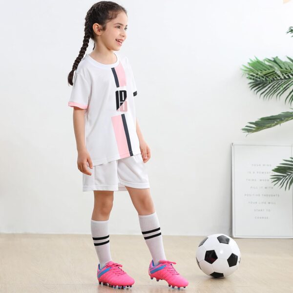 brooman Kids Athletic Soccer Cleats Boys Girls Outdoor Firm Ground Football Shoes - Image 3