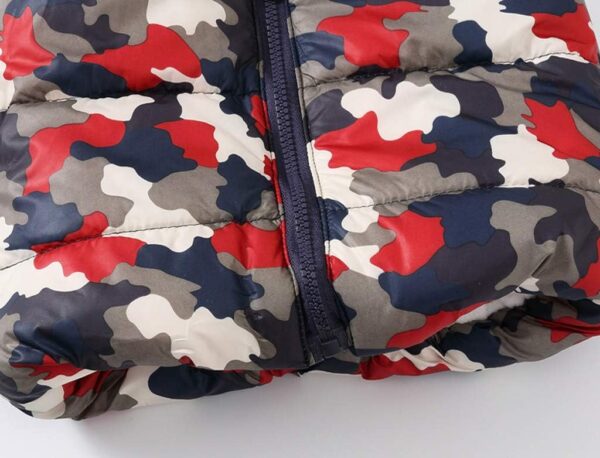 Toddler Kids Gilet Baby Girls Boys Hooded Coat Sleeveless Print Zipper Waistcoat Jackets Autumn Winter Warm Casual Windbreaker Outwear Tops Age 1-5 Years - Image 3