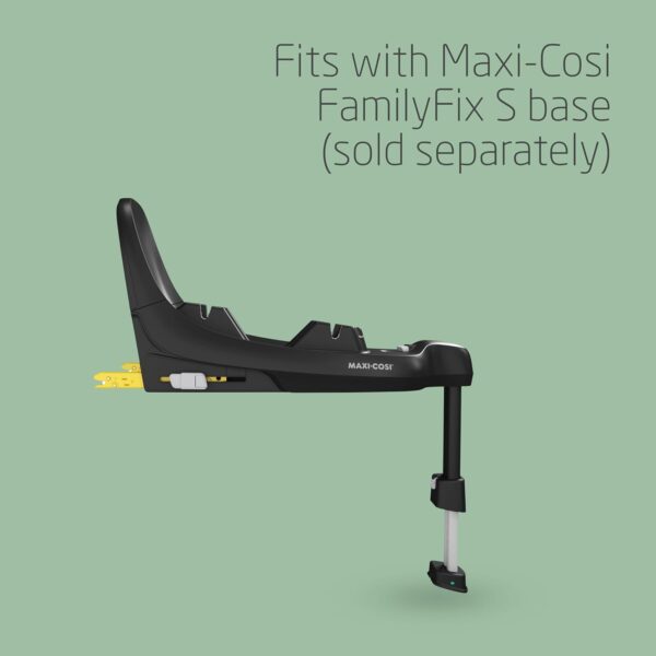 Maxi-Cosi Pearl S i-Size, Baby Car Seat, 3 Months - 4 Years, max. 18 kg, 61 - 105 cm, Toddler Car Seat, 5 Recline Positions, Easy-in Harness Hooks, G-CELL Side Impact Protection, Tonal Graphite - Image 6